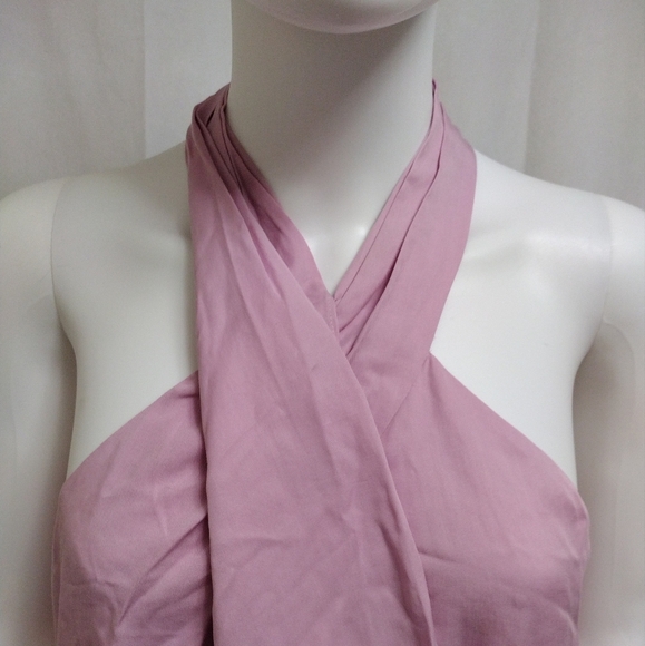 Club Monaco Lilac Halter Top - Picture 5 of 8